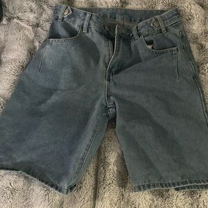 Jean shorts, Jorts long summer shorts, denim